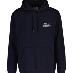 SWEAT GANT COM CAPUZ COM ESTAMPA PEQUENA