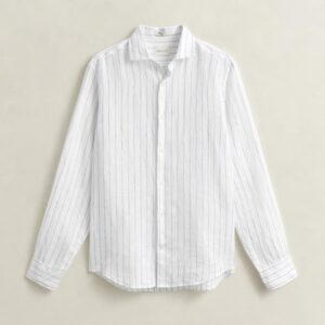 CAMISA GANT REGULAR DE LINHO COM LISTRADOS