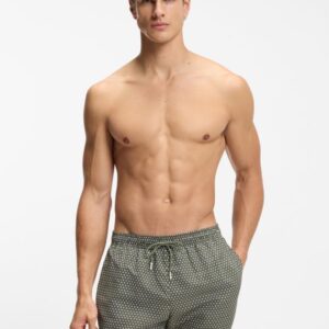 CALÇÕES BOSS DE BANHO MICROESTAMPADO EM TECIDO DE SECAGEM