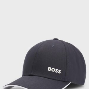 BONÉ BOSS EM SARJA DE ALGODÃO COM LOGÓTIPO 10261155