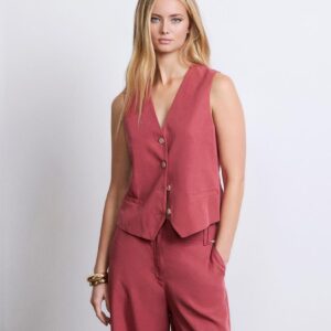 Colete de linho Markup