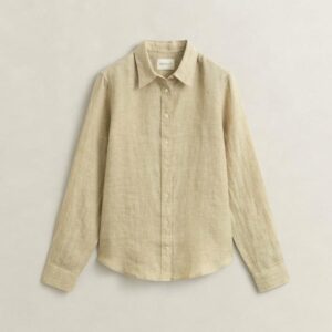 Camisa de Linho Corte Regular Gant