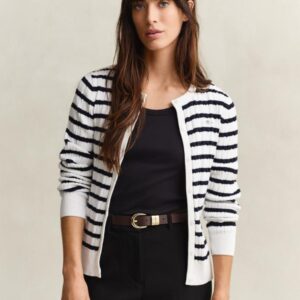 Casaco de Malha às Riscas Gant