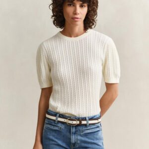 Camisola de Malha Entrançada Gant