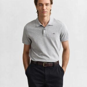 Polo GANT em algodão piqué Shield regular fit  2210