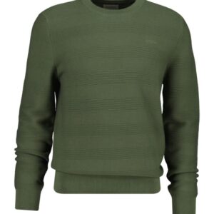 CAMISOLA GANT EM REDONDO COM TEXTURA DE ALGODÃO