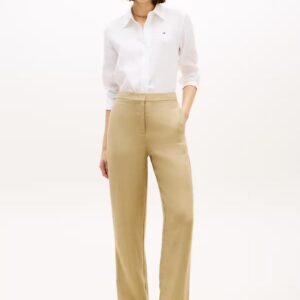 CALÇAS RETAS EM LINHO TOMMY