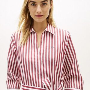 Vestido camiseiro riscas Tommy