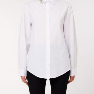 Camisa com Gola de Joia Liu Jo