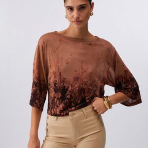 Camisola de Malha Estampada Liu Jo