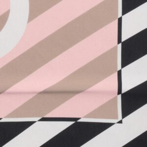 Lenço Tosca Blu com estampado  rosa