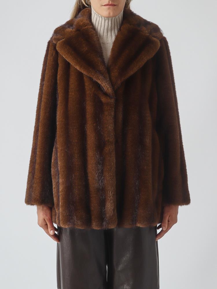 Casaco curto com corte evasê Max Mara