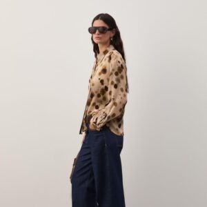 Blusa fluida estampada Decenio