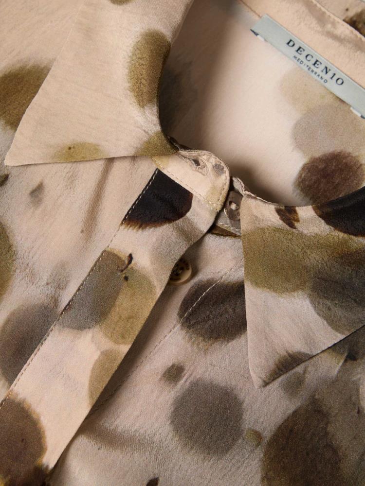 Blusa fluida estampada Decenio - Image 4