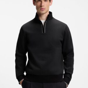 Camisola BOSS de algodão com gola em funil