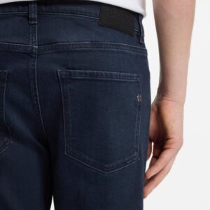 Delaware BOSS Calças de ganga de ajuste slim em mistura de - Thumbnail Image 4