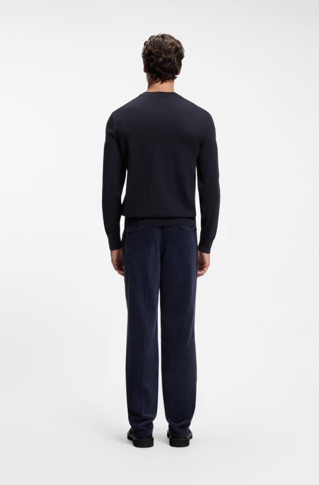 Camisola BOSS em lã virgem com logótipo bordado - Image 4