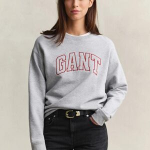 Sweatshirt com Gola Redonda Gant