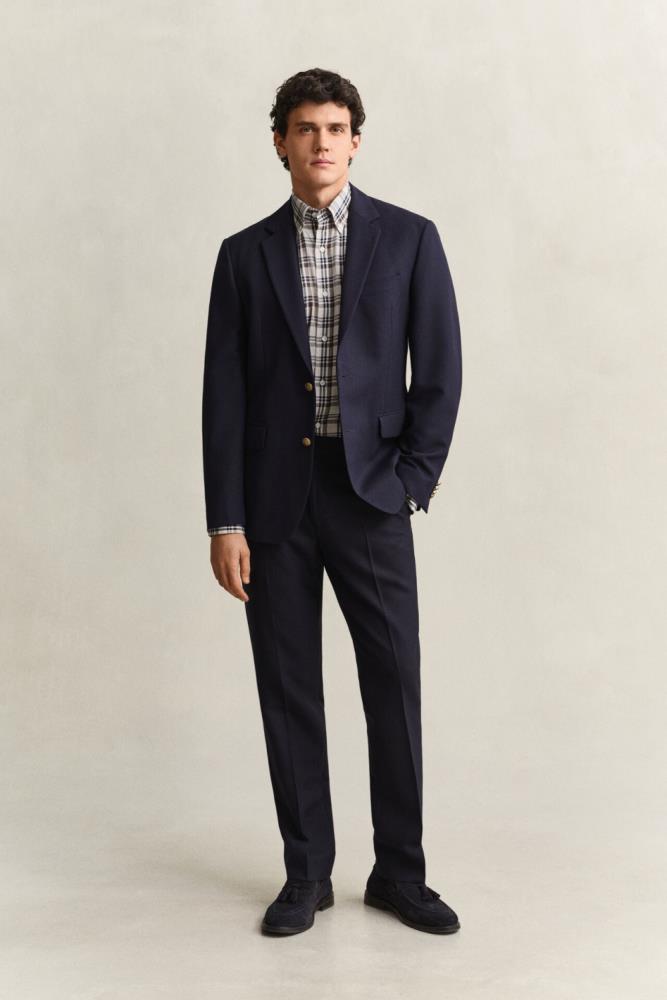Camisa GANT de sarja com padrão de xadrez - Image 2