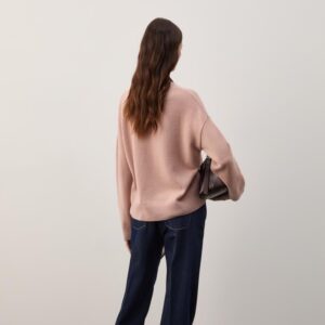 Camisola de Malha em Lã com Decote em V Decenio - Thumbnail Image 4