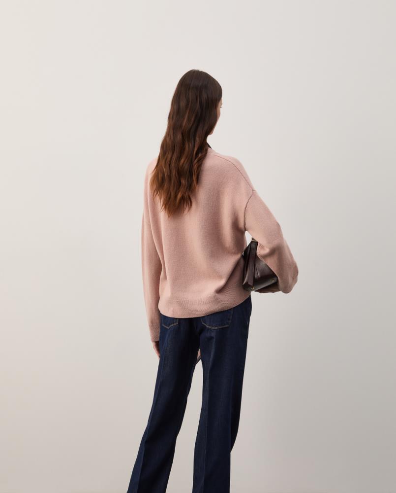 Camisola de Malha em Lã com Decote em V Decenio - Image 4