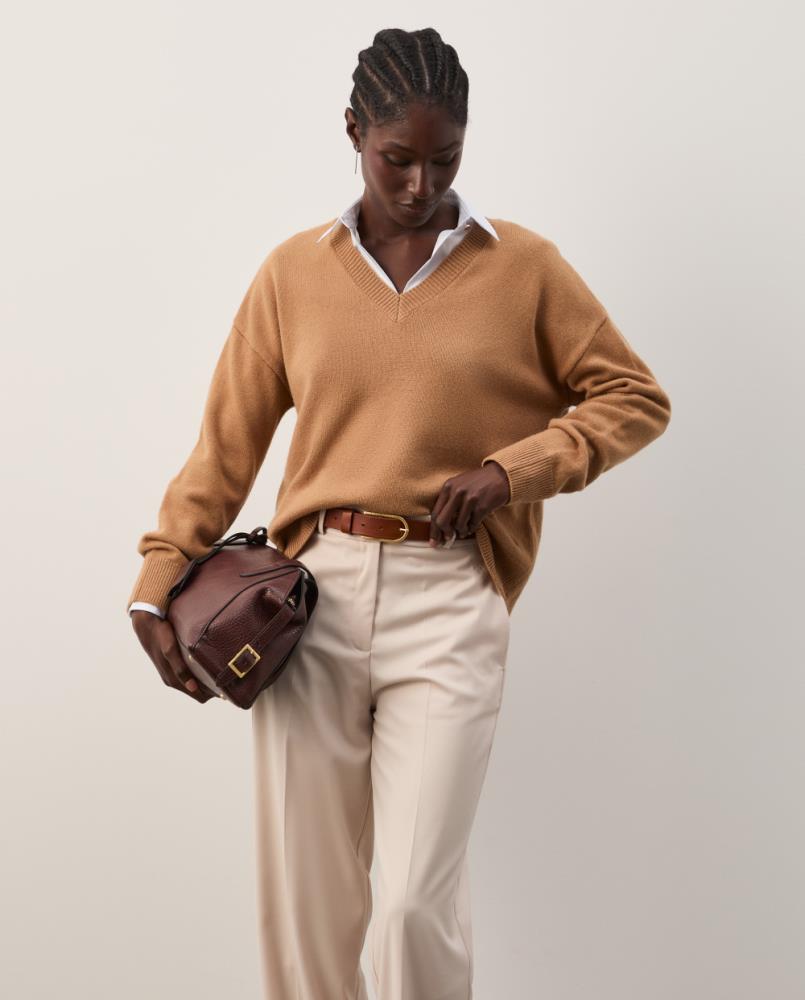 Camisola de Malha em Lã com Decote em V Decenio - Image 6