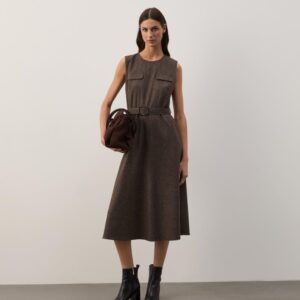 Vestido midi sem mangas Decenio