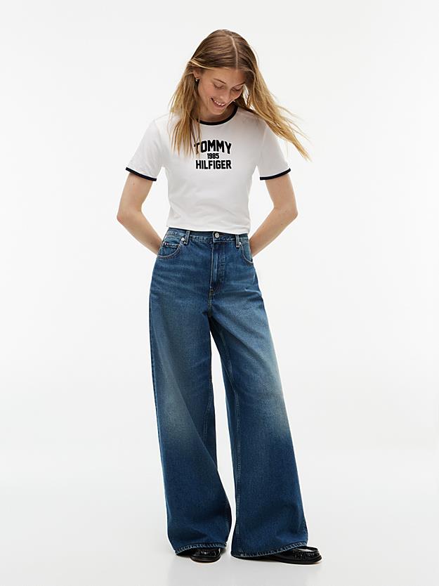 Calças Tommy Indie Wide Leg