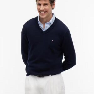 Pulover Tommy Decote em V