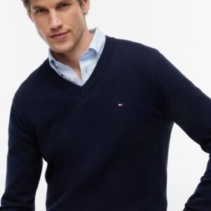 Pulover Tommy Decote em V - Thumbnail Image 3