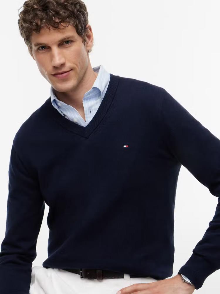 Pulover Tommy Decote em V - Image 3