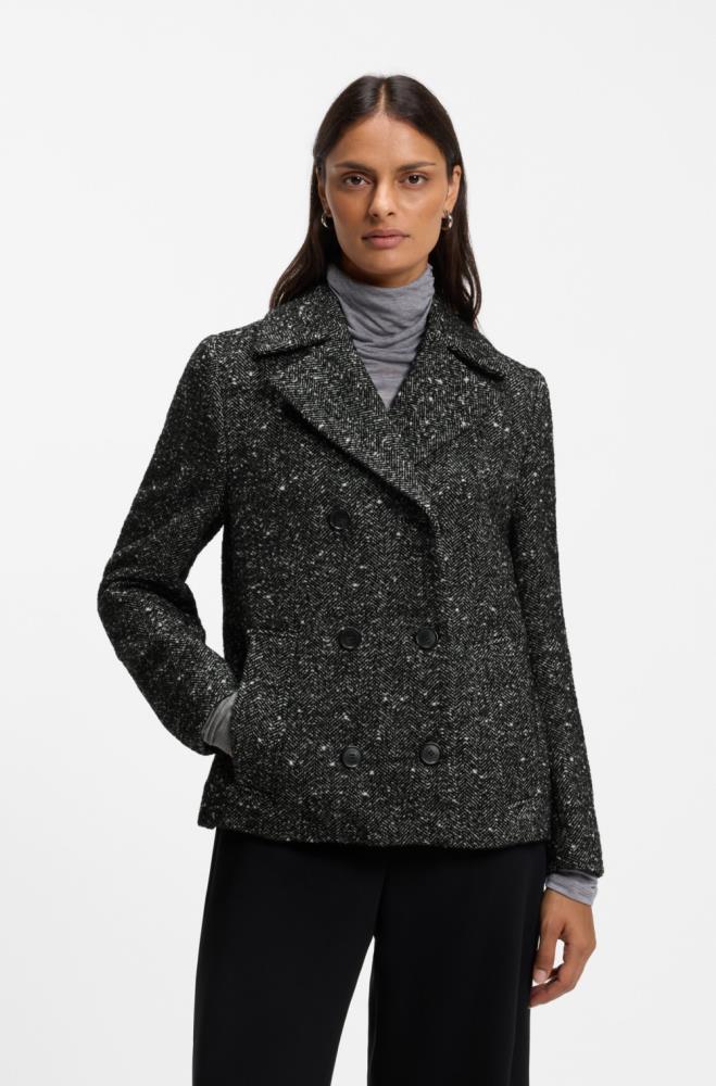 Casaco de trespasse regular-fit Boss - Image 1